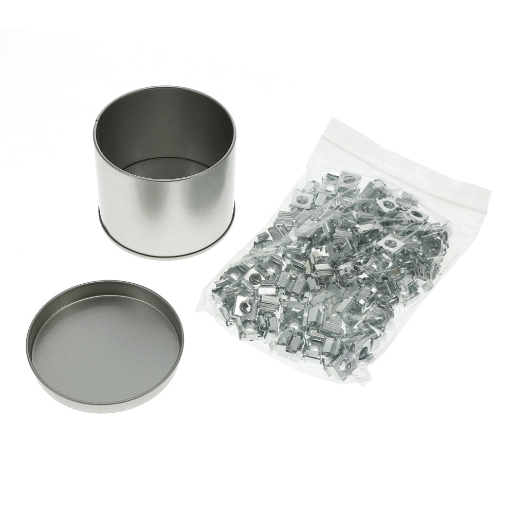 #12-24 Cage Nuts, 100-pack Tin Can #12-24 Cage Nuts, 100-pack Tin Can